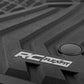 Fits Ford F-250/F-350 SD (17-24) Flex-Fit Floor Mats; Front and Rear; FF-51712