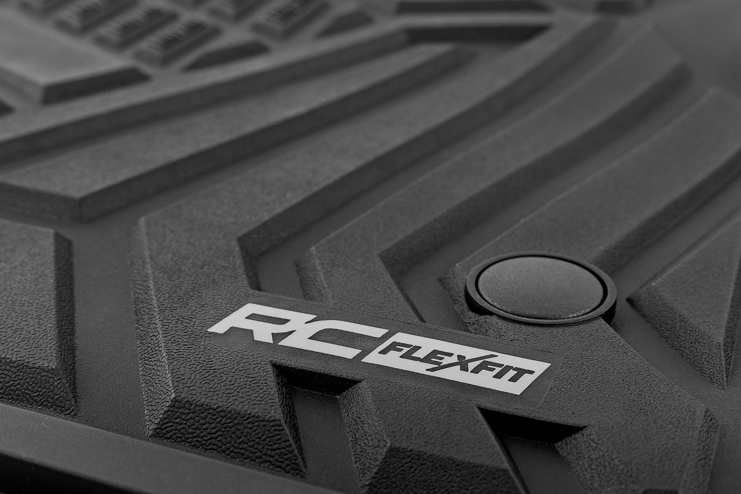 Fits Ford F-250/F-350 SD (17-24) Flex-Fit Floor Mats; Front and Rear; FF-51712