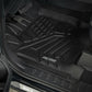 Fits Ford F-250/F-350 SD (17-24) Flex-Fit Floor Mats; Front and Rear; FF-51712
