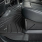 Fits Ford F-250/F-350 SD (17-24) Flex-Fit Floor Mats; Front and Rear; FF-51712