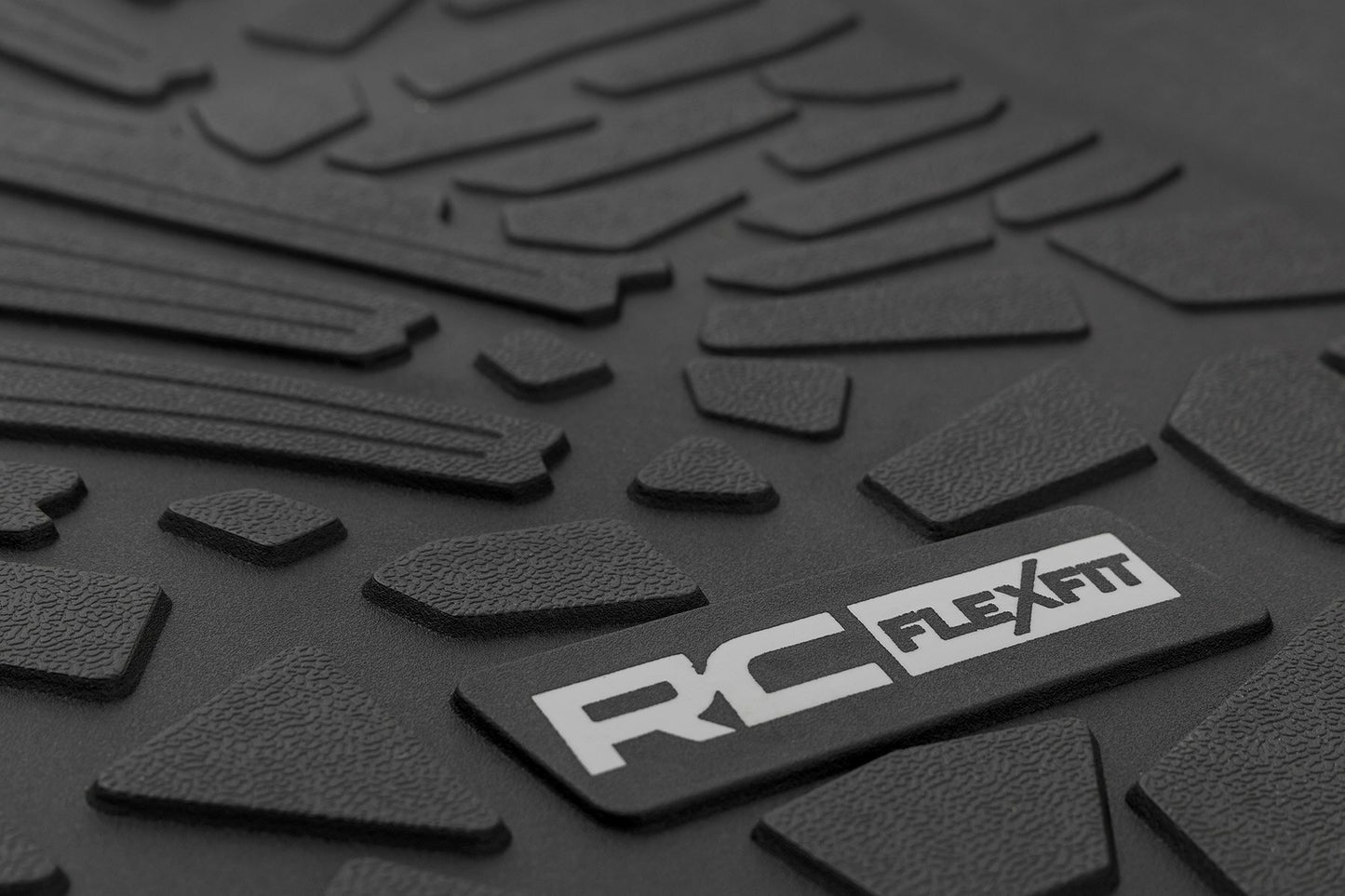 Fits Wrangler Unlimited 4WD(2018-24) Flex-Fit Floor Mats FR & RR 4 Door FF-60112