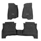 Fits Gladiator JT 4WD(2020-24) Flex-Fit Floor Mats FR & RR RR Lockable FF-61501