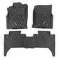 Fits Toyota Tacoma 2&4WD (2016-2023) Flex-Fit Floor Mats Front and Rear FF-71216