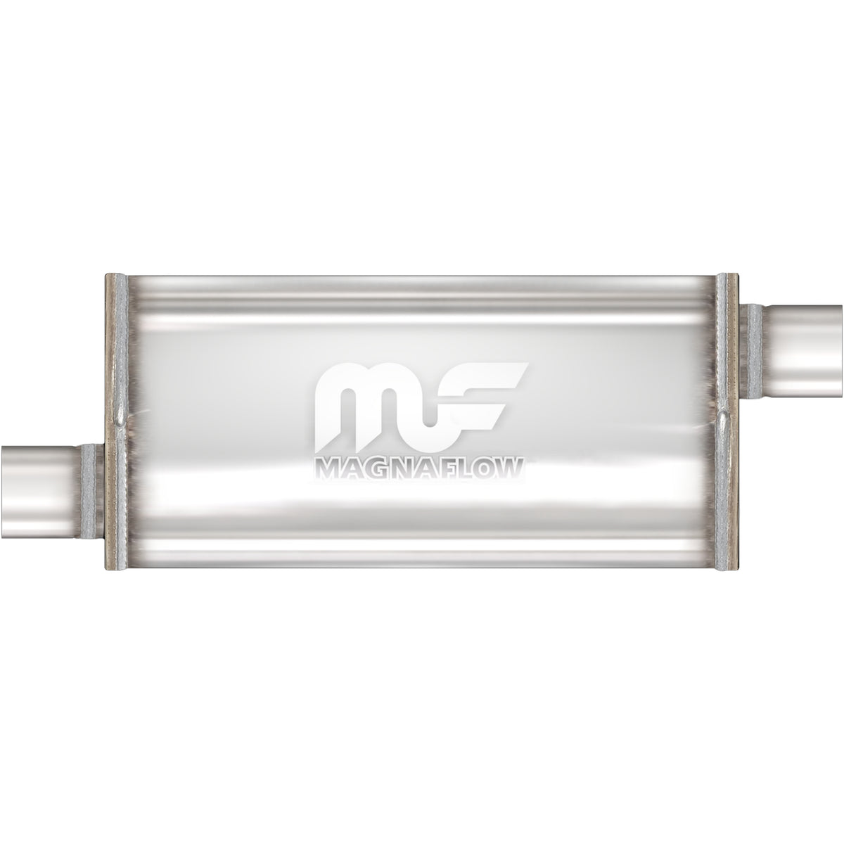 Exhaust Muffler for 5 X 8in. Oval Straight-Through Performance Exhaust Muffler MagnaFlow 14260
