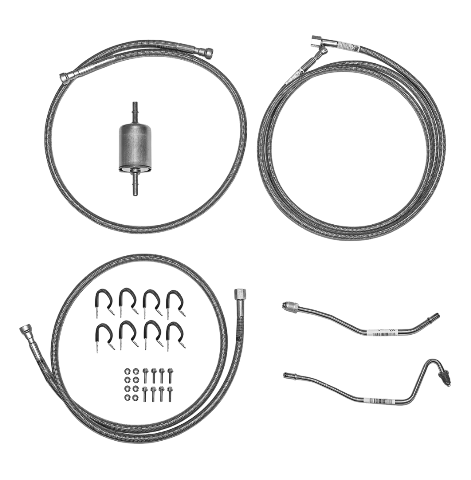 FFF0014SS -'88-'95 GMC K1500 Quick Fix Complete  Fuel Line Kit  Reg Cab/Long Bed