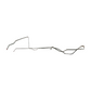 1970-74 Chevrolet Camaro Fuel Line 2 Piece 1/4 Inch Fuel Return Line - FGL7002OM