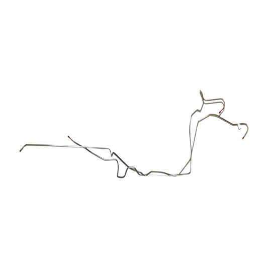 1970-74 Pontiac Firebird Fuel Line Kit 1/4 2 Piece Fuel Return Lines FGL7013SS - Pre-Bent Fuel Lines Car Part People