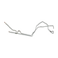 1975-77 Chevrolet Camaro Fuel Line Kit 3/8 Inch Tank to Pump Fuel Line FGL7501OM