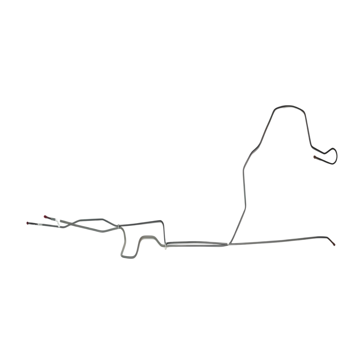 1975-77 Chevrolet Camaro Fuel Line Kit 2 Piece 1/4 Fuel Return Line - FGL7502SS - Pre-Bent Fuel Lines Car Part People