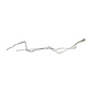 1978-79 Chevrolet Camaro Fuel Line 2 Piece 3/8 Inch Tank to Pump Line -FGL7801OM