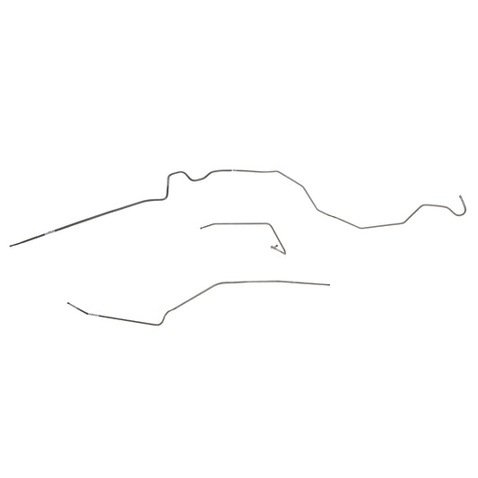 1979-81 Pontiac Firebird Fuel Line Kit 1/4 Inch Fuel Return Lines Stainless FGL7905SS