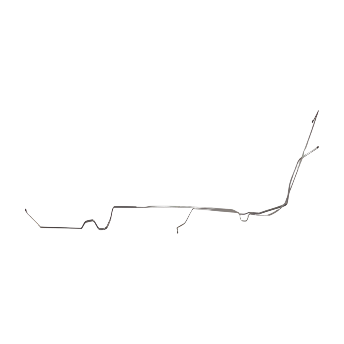 1979-81 Pontiac Firebird Fuel Return Lines 2 Piece 5/16"-FGL7907SS - Pre-Bent Fuel Lines Car Part People