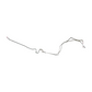 1980-81 Chevrolet Camaro Fuel Line 2 Piece 1/4 Inch Fuel Return Line - FGL8002SS