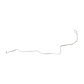 1967 Chevrolet Camaro Intermediate Brake Line Stainless - FIN6701SS