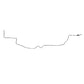 1969 Chevrolet Camaro Intermediate Brake Line Power Brakes Steel - FIN6901OM
