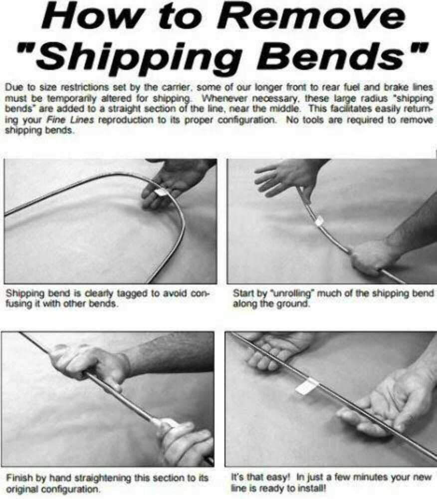 For Pontiac Firebird 1984-1985 Intermediate Brake Line 8cyl Front-FIN8402OM-CPP - Intermediate Lines Car Part People