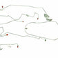 For Chevrolet Camaro 1995-1997 Intermediate Brake Line -FIN9504SS-CPP