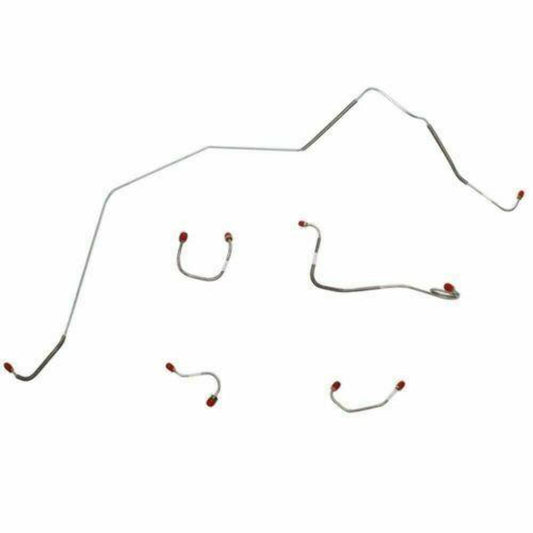 1967-68 Chevrolet Camaro Front Brake Line Kit Power Disc Brakes - FKT6707SS - Front Lines Car Part People