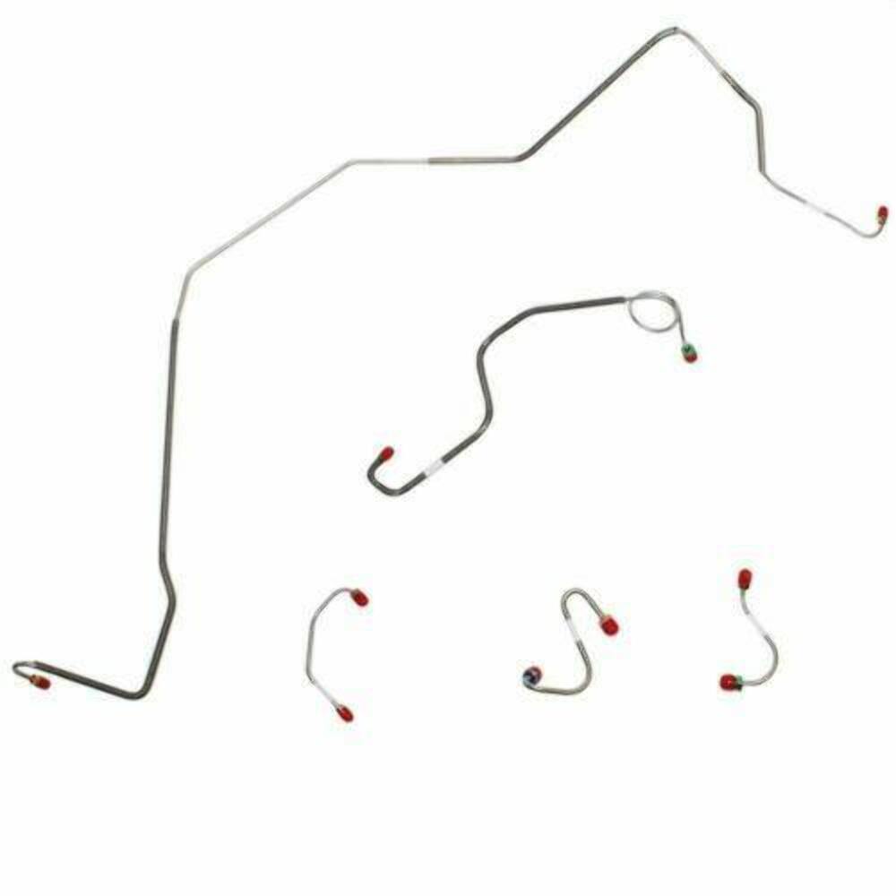 1967-68 Pontiac Firebird Front Brake Line Kit Manual Disc Brakes - FKT6806SS