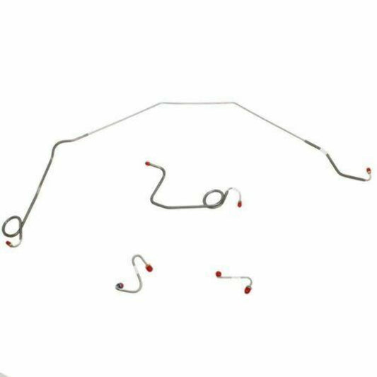 1969 Pontiac Firebird Front Brake Line Kit Power Drum Brakes - FKT6904SS - Front Lines Car Part People