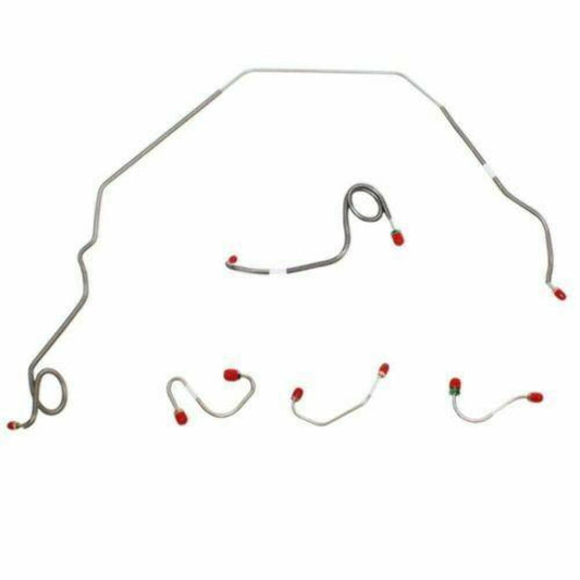 1969 Pontiac Firebird Front Brake Line Kit Power Disc Brakes - FKT6906OM - Front Lines Car Part People