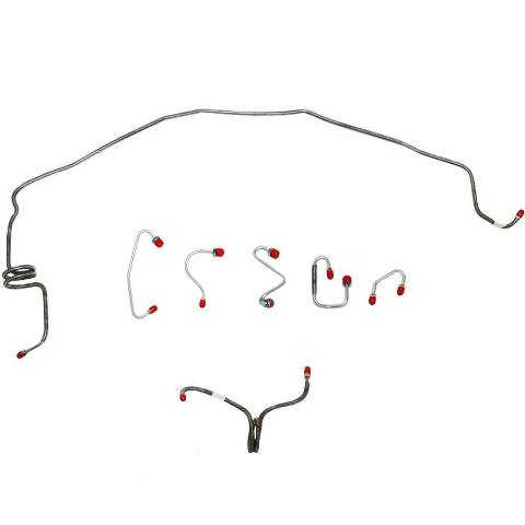 1970 Chevrolet Camaro Front Brake Line Kit Power Disc Brakes - FKT7005OM