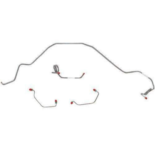 For Pontiac Firebird 1981 Front Brake Line Kit w/ Power DiscBrakes-FKT8101OM-CPP - Front Lines Car Part People