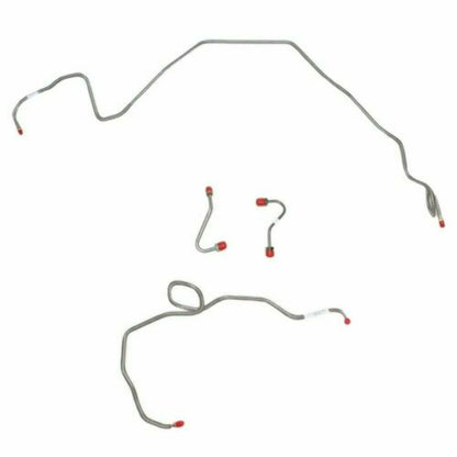For Pontiac Firebird 1982-1983 Front Brake Line Kit w/8cyl 4 Piece-FKT8202SS-CPP - Front Lines Car Part People