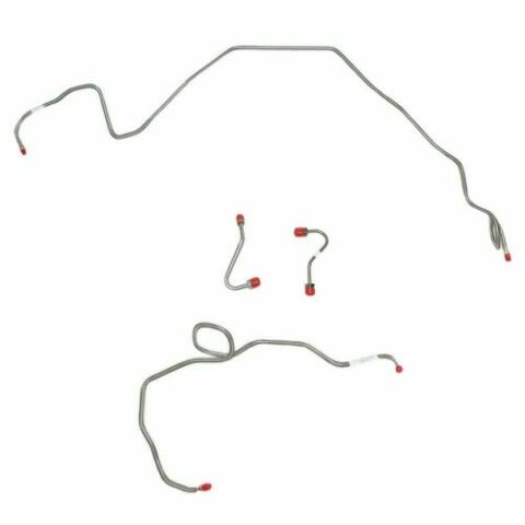 For Pontiac Firebird 1982-1983 Front Brake Line Kit w/8cyl 4 Piece-FKT8202SS-CPP