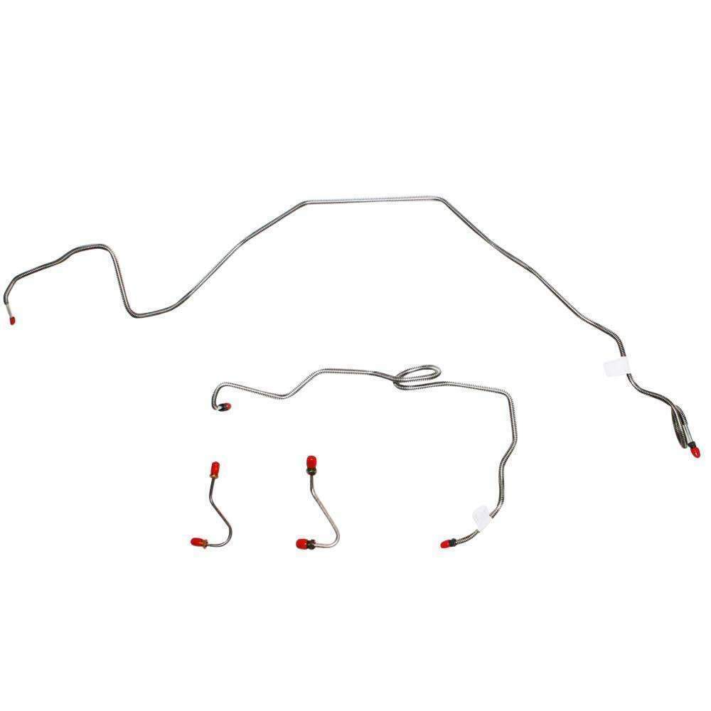 For Pontiac Firebird 1984-1985 Front Brake Line Kit 6cyl 2.5L 4pcs-FKT8401SS-CPP - Front Lines Car Part People