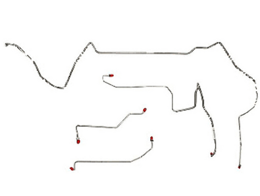 1998-2002 Chevrolet Camaro Front Brake Line Kit - FKT9801OM - Front Lines Car Part People