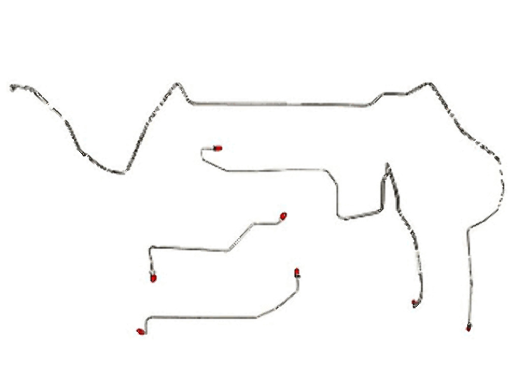 Pontiac Firebird 1998-2002 Front Brake Line Kit FKT9801OM-CP