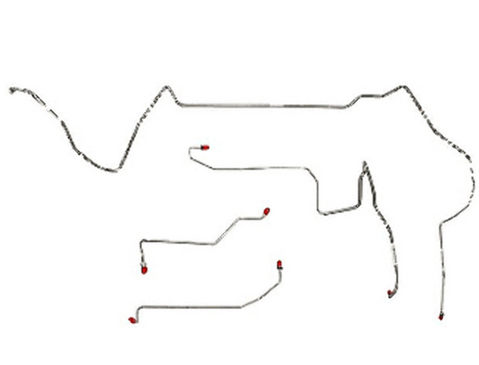 98-02 Chevy Camaro Front Brake Line Kit Stainless Steel FKT9801SS - Front Lines Car Part People