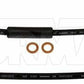 Fits 97-02 Dodge Ram 4wd AWABS Left Front Brake Hose; Rubber-FLH380295