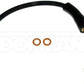 Fits 90-96 Ford F-150 Right Front Brake Hose; Rubber-FLH380298