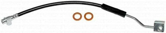 Fits 90-96 Ford F-150 & Bronco Left Front Brake Hose; Rubber-FLH380299 - Brake Line and Hose Kit Car Part People