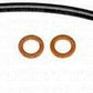 Fits 90-96 Ford F-150 & Bronco Left Front Brake Hose; Rubber-FLH380299