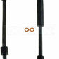 94-96 Ram 4wd AWABS Left Front Brake Hose; Rubber Fine Lines FLH380345