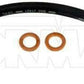 98-05 GM S-Series 2wd/4wd Left Rear Brake Hose; Rubber Fine Lines FLH381065