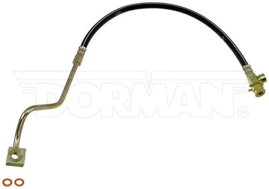 99-01 Ford F-250/F-350 SD 4wd RWABS Left Front Brake Hose; S/S FLH381184SS - Brake Hoses Car Part People