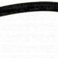 84-87 Corvette Left or Right Front Brake Hose; Rubber Fine Lines FLH38173
