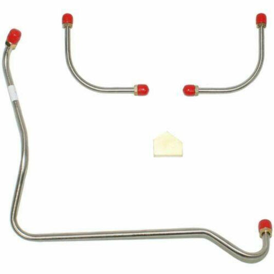 1967-68 Chevrolet Camaro Pump to Carburetor Fuel Line 3 Line & Y Block FPC67ZZOM - Pre-Bent Fuel Lines Car Part People