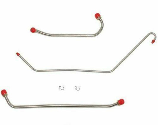1969 Chevrolet Camaro Pump to Carburetor Fuel Line 3 Piece w/ Return - FPC6905OM - Pre-Bent Fuel Lines Car Part People