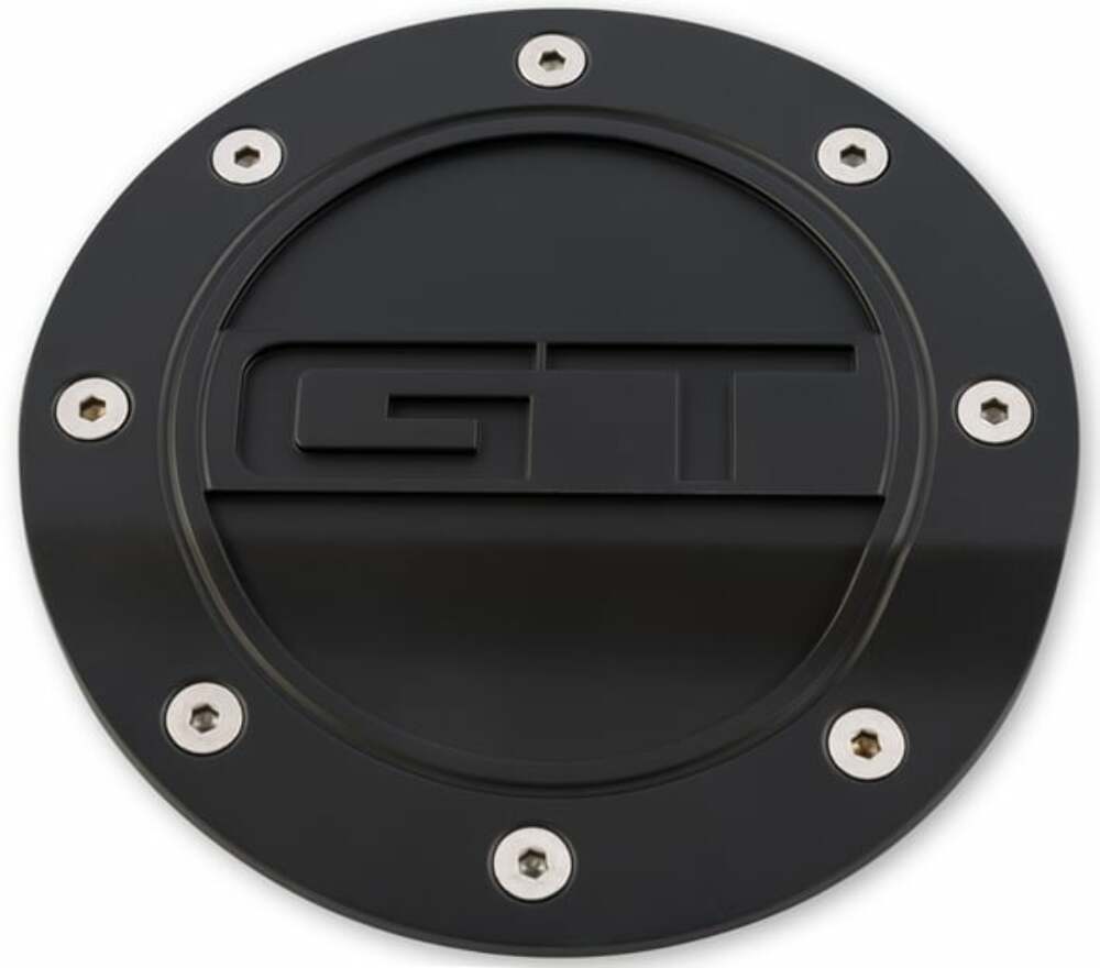 Fuel Door Comp Series Matte Black fits Ford Mustang 15-21 Drake -FR3Z-6640526-GA