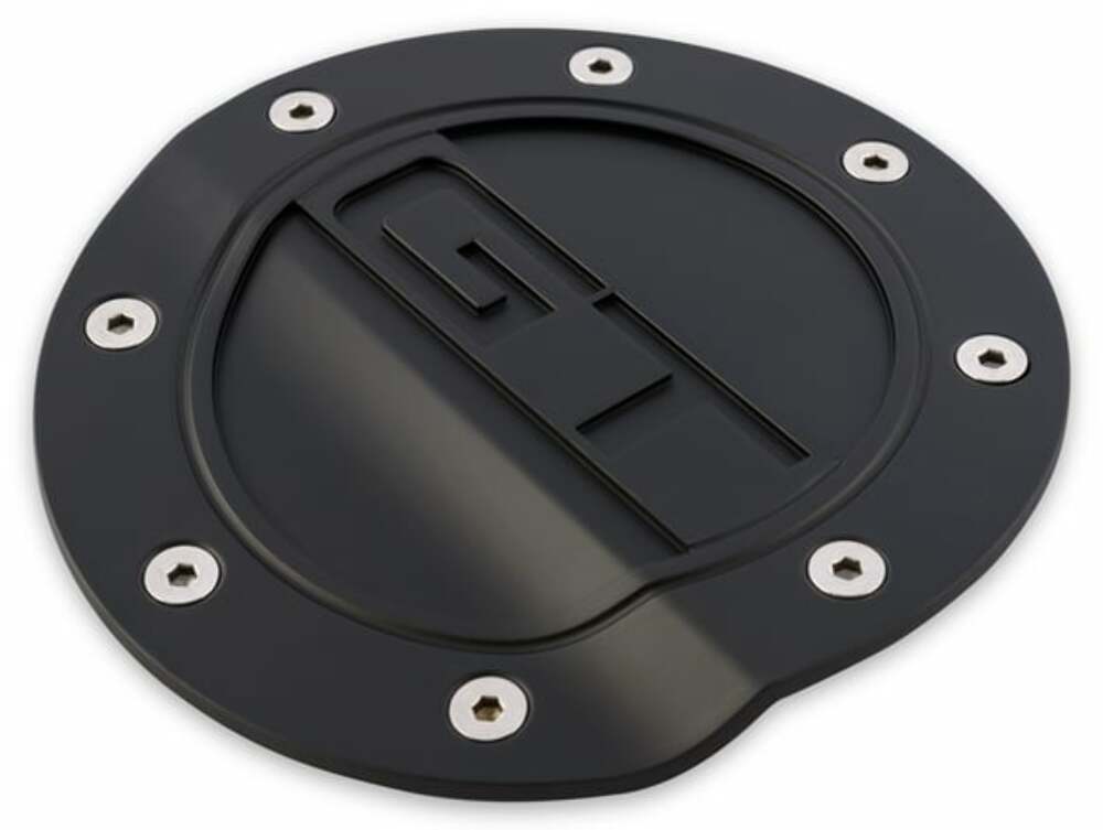 Fuel Door Comp Series Matte Black fits Ford Mustang 15-21 Drake -FR3Z-6640526-GA