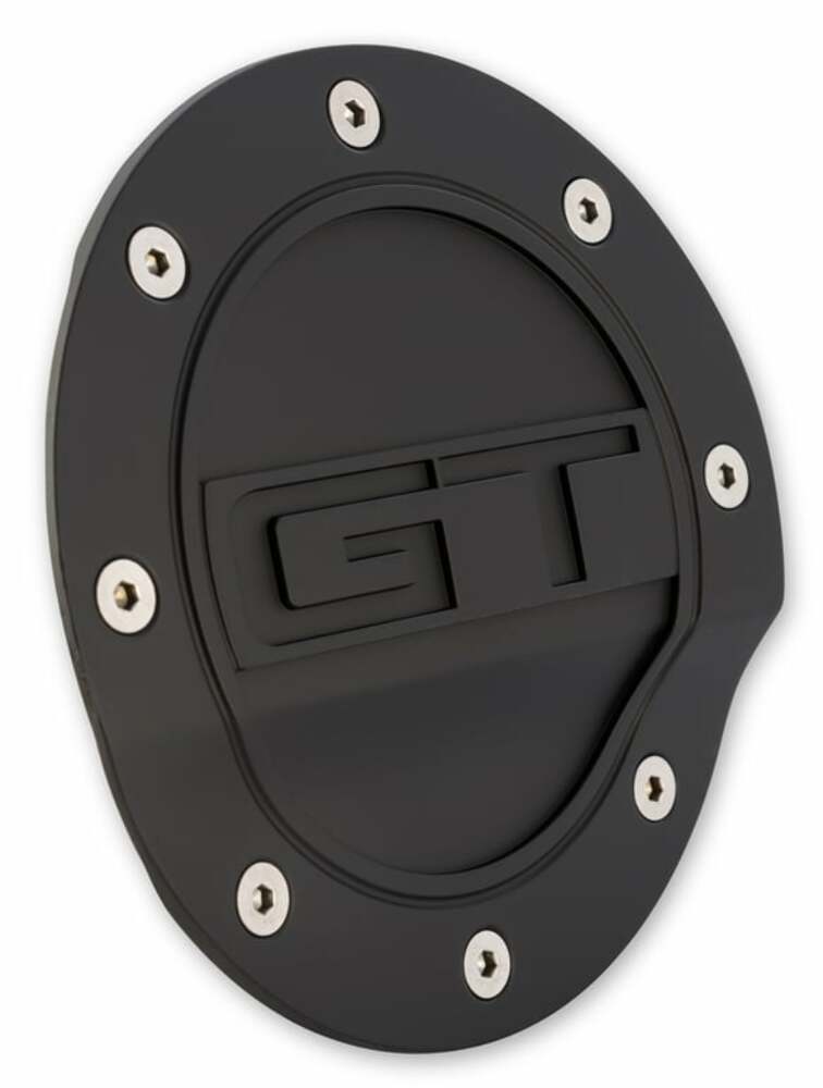 Fuel Door Comp Series Matte Black fits Ford Mustang 15-21 Drake -FR3Z-6640526-GA