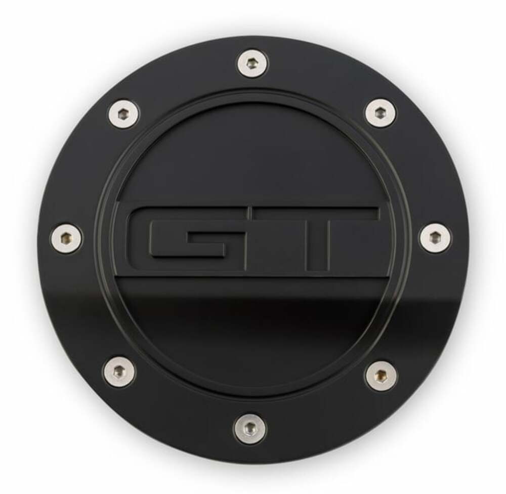 Fuel Door Comp Series Matte Black fits Ford Mustang 15-21 Drake -FR3Z-6640526-GA