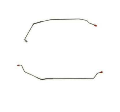 1967 Pontiac Firebird Rear Axle Lines 2 Piece Stainless - FRA6703SS - Rear Lines Car Part People