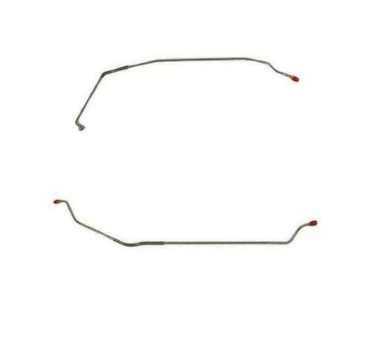1967 Pontiac Firebird Rear Axle Lines 2 Piece Stainless - FRA6703SS - Rear Lines Car Part People