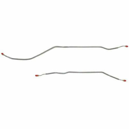 1969 Chevrolet Camaro Rear Axle Lines with Rear Drum Brakes - FRA6902OM - Rear Lines Car Part People
